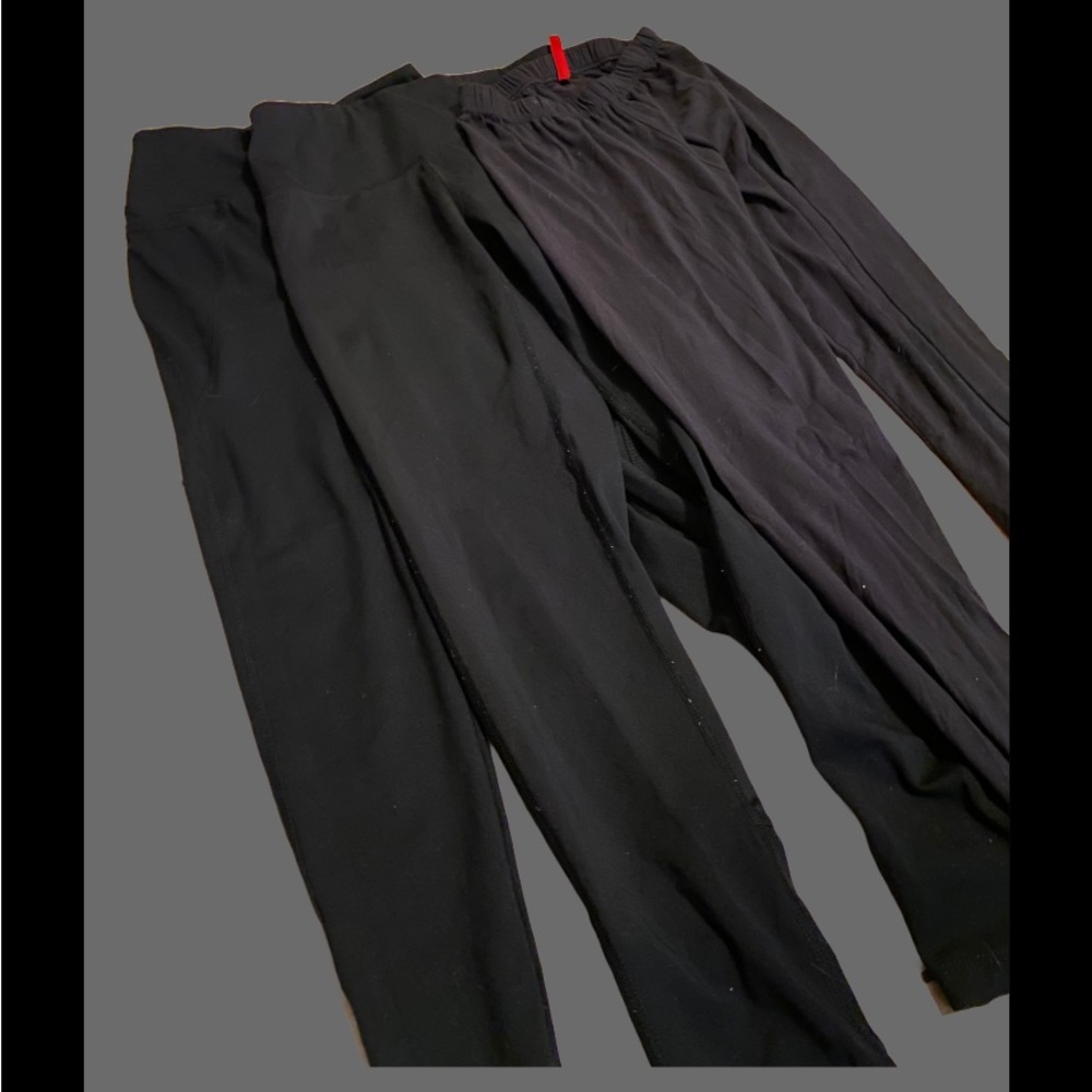 Three Pairs of Black Leggings Bundle